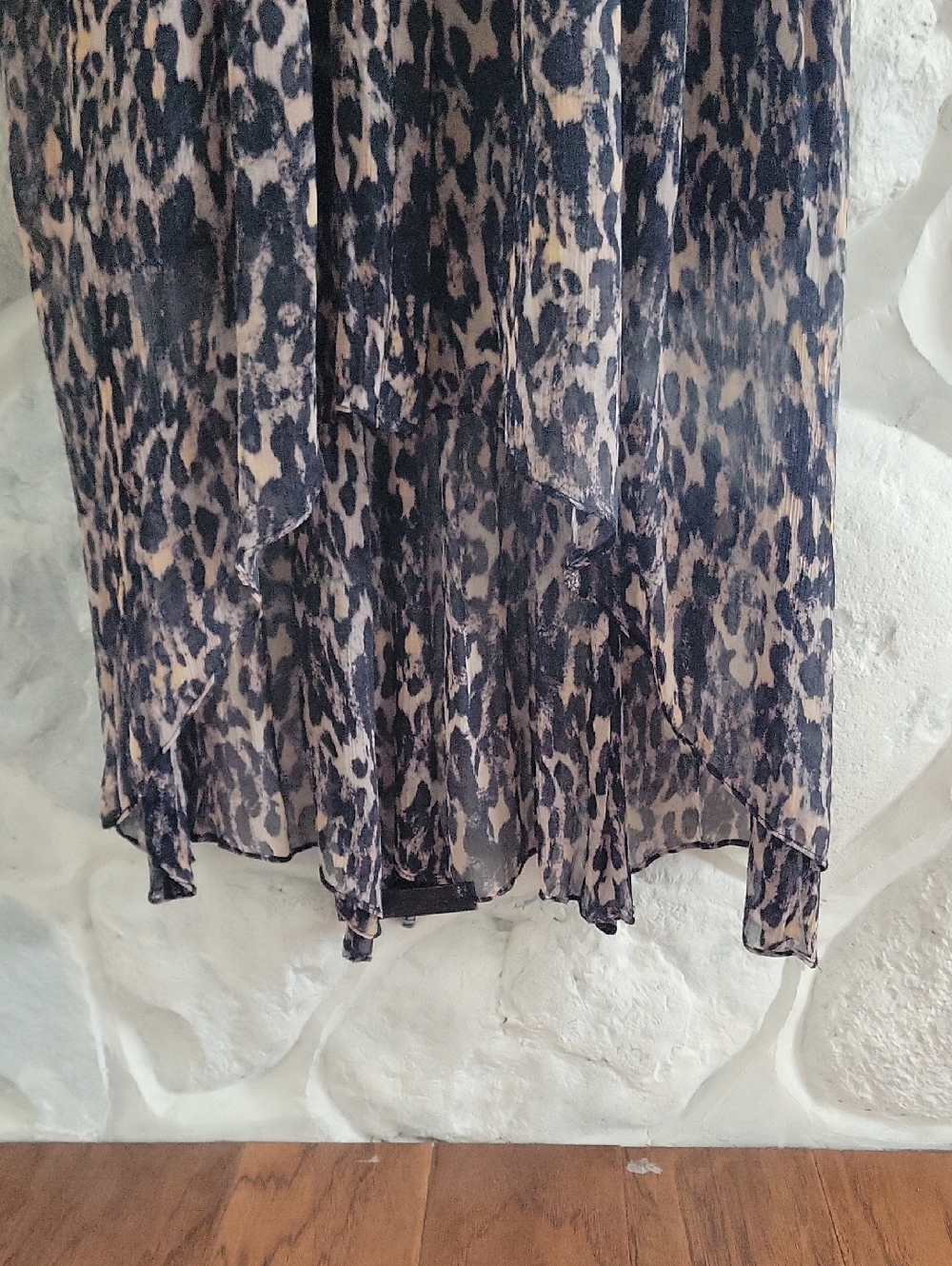 Allsaints Dress, Hi Lo Midi Style Size 6 - Picture 4 of 6